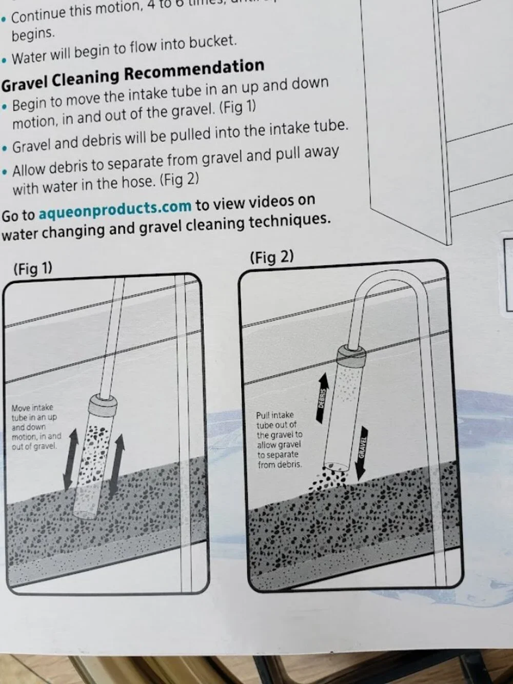 New Aqueon Aquarium Fish Tank Siphon Vacuum Gravel Cleaner Hand syphon pump hose